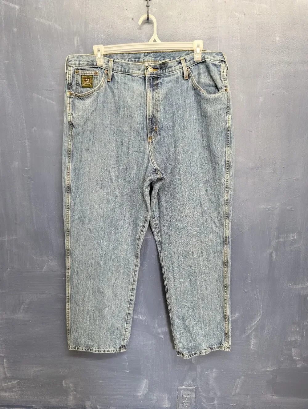 Cinch Green Label Original Fit Men's Jeans 42x30 Medium wash Relaxed Tapered Leg